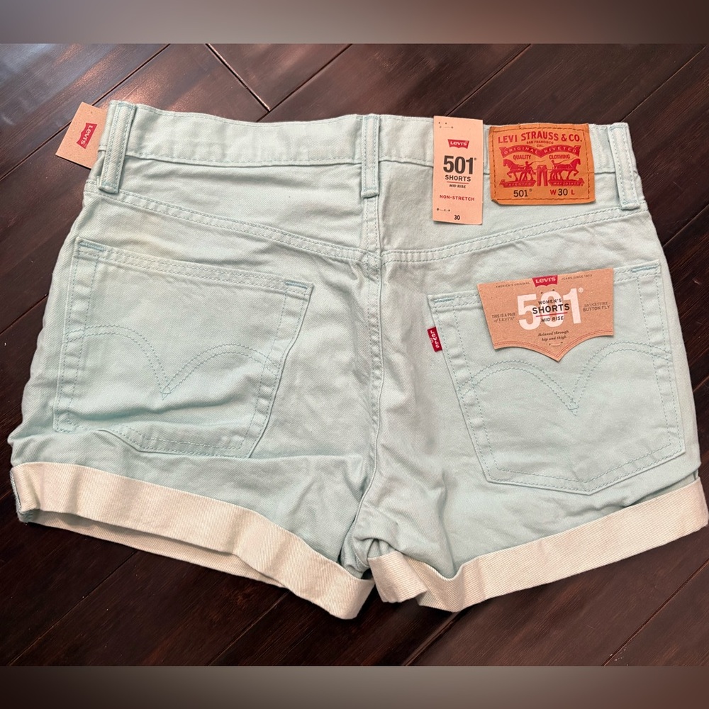 Levi's Women's Cuffed Jean Shorts